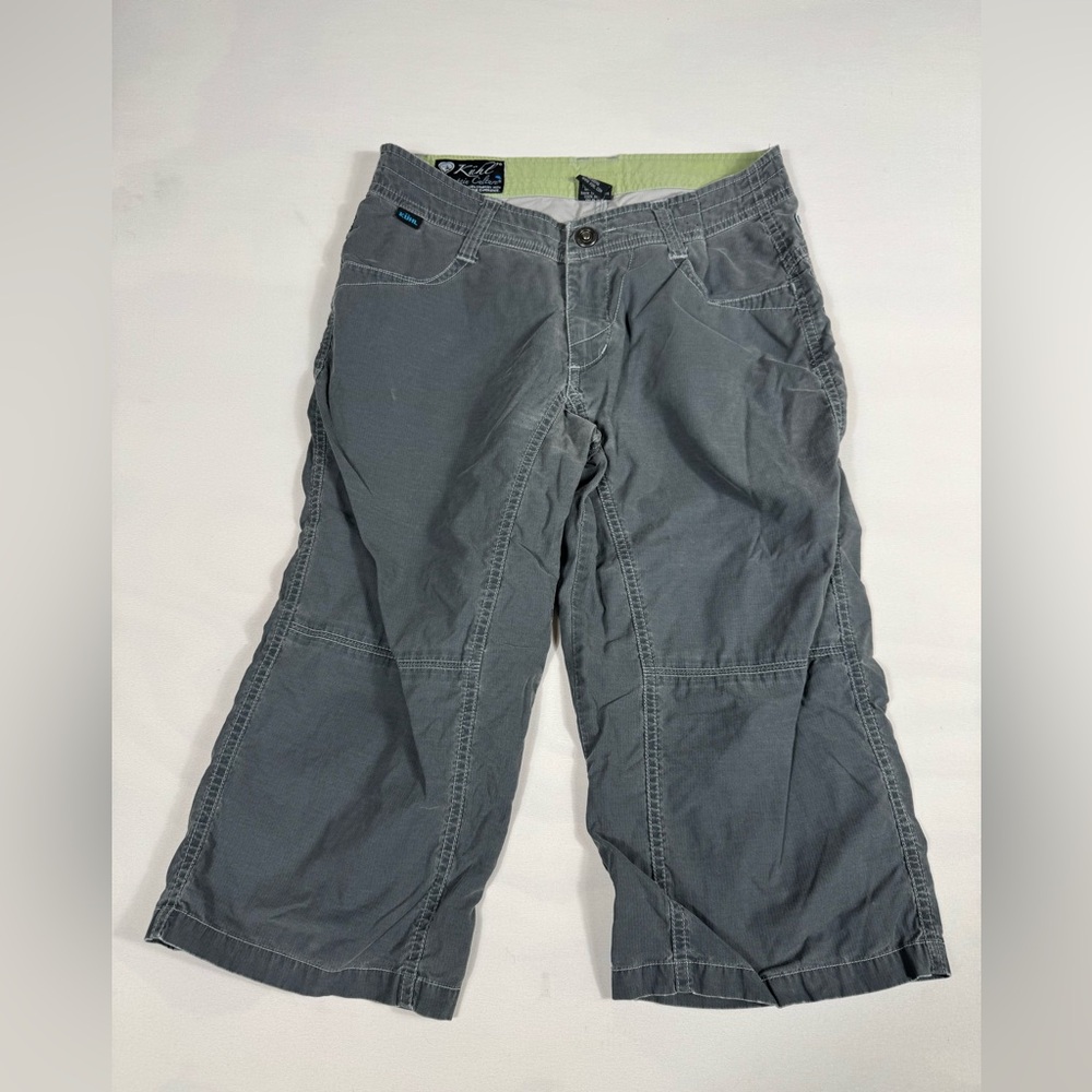 Kuhl Hiking Capri Pants Kuhldry Kendra Gray Women’s 4